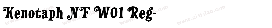 Kenotaph NF W01 Reg字体转换